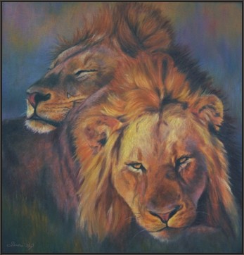 Lions Painting